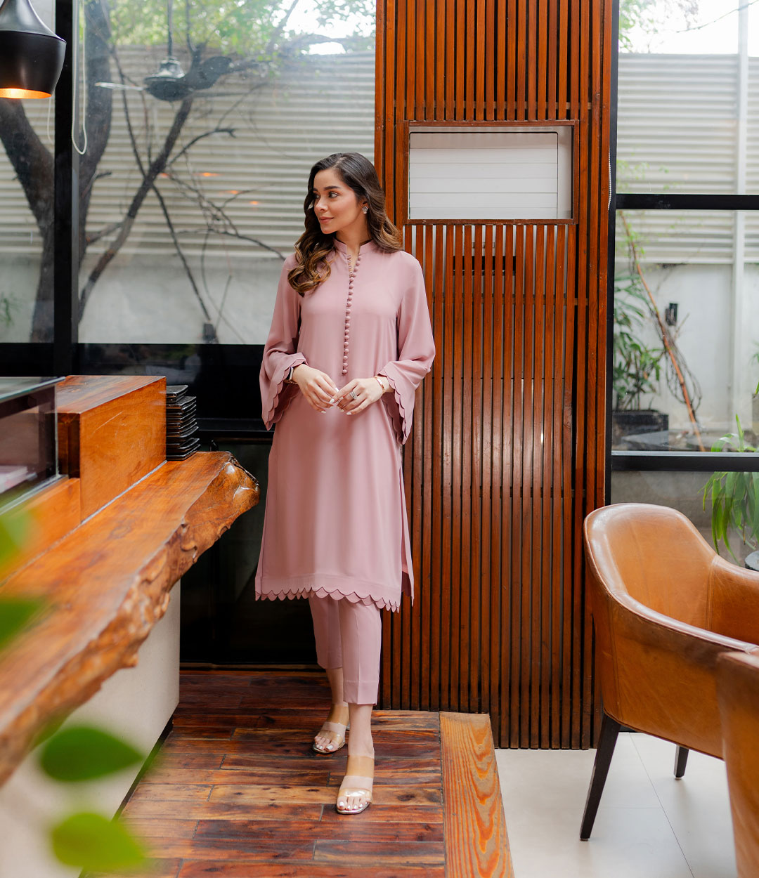 VOGUE SILK-COLLECTION DUSTY-ROSE STITCH