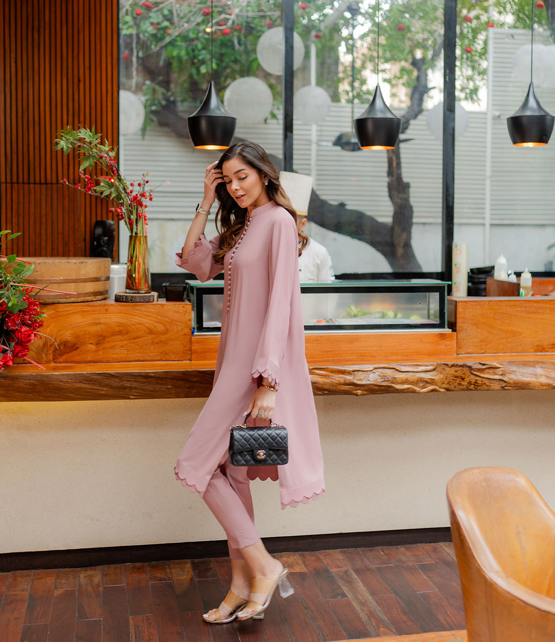VOGUE SILK-COLLECTION DUSTY-ROSE STITCH