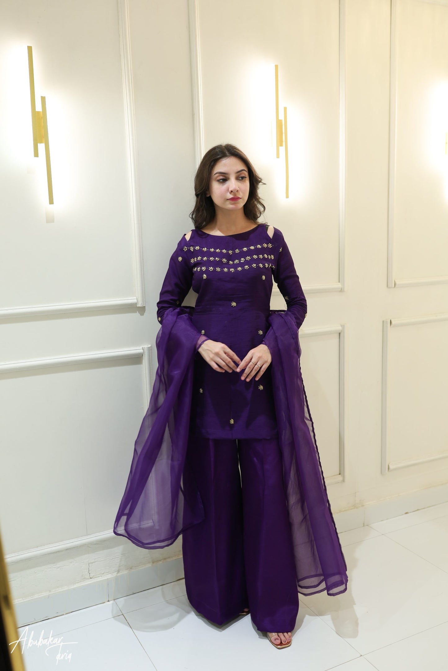 VOGUE SILK-COLLECTION PLUM STITCH
