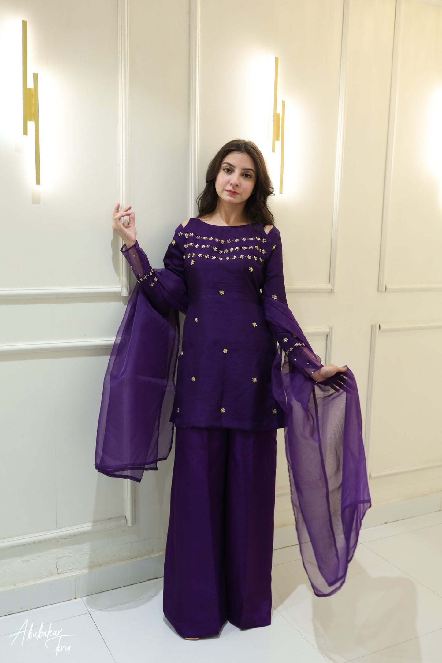 VOGUE SILK-COLLECTION PLUM STITCH