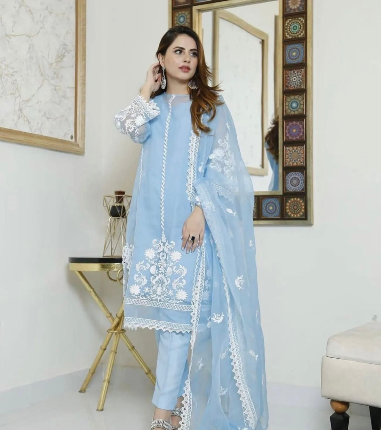 VOGUE ORGANZA-COLLECTION VC-49 UNSTITCHED