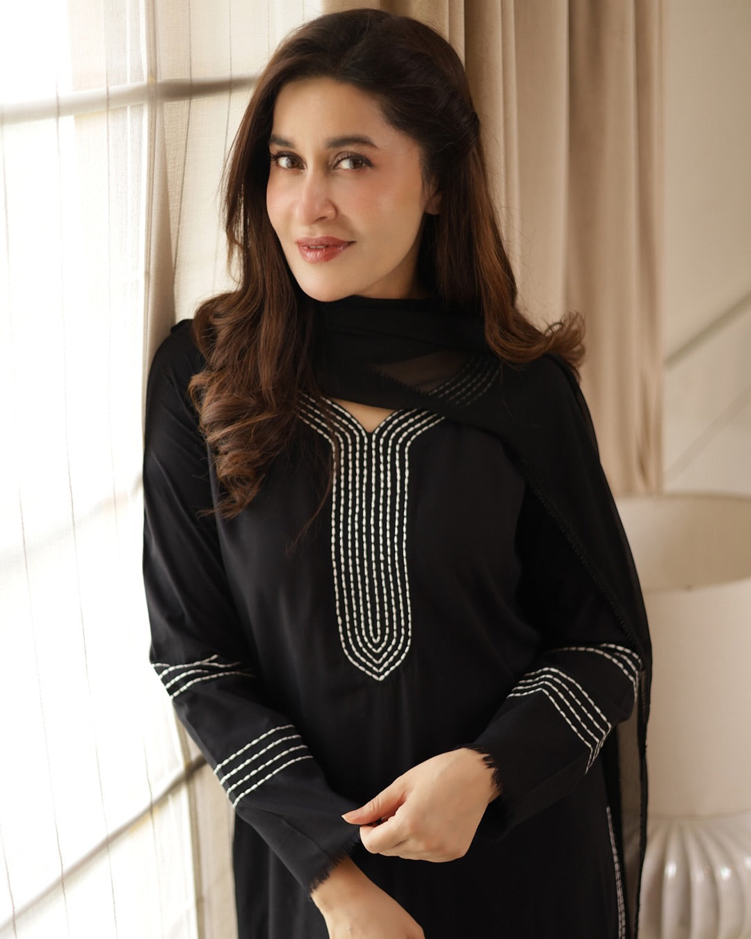 VOGUE LAWN-COLLECTION JET STITCH
