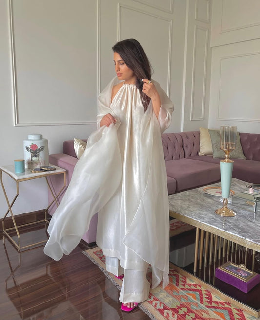 VOGUE SILK-COLLECTION CHANDNI (WHITE) STITCH
